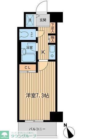 ベジフル北新宿弐番館の物件間取画像